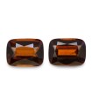 15.19 cts Natural Hessonite Garnet (Gomedh) - Earring Pair