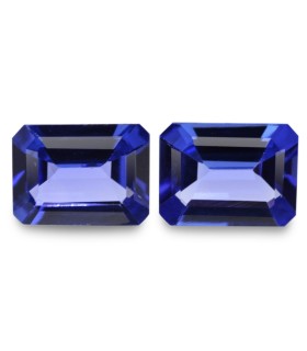2.94 cts Natural Tanzanite - Earring Pair