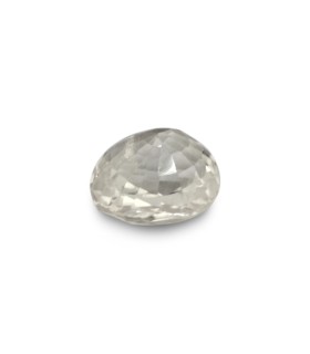 3.39 cts Unheated Natural White Sapphire - White Pukhraj (SKU:90085468)