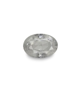 3.36 cts Unheated Natural White Sapphire (White Pukhraj)