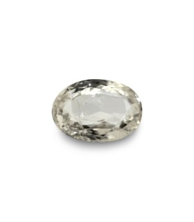 2.04 cts Unheated Natural White Sapphire (White Pukhraj)