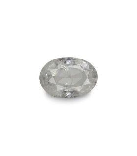 3.36 cts Unheated Natural White Sapphire (White Pukhraj)