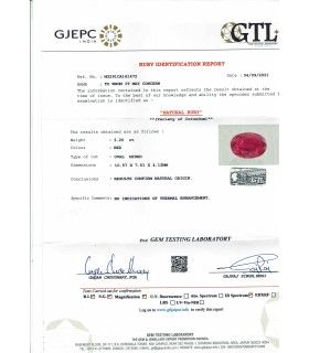 5.1 cts Natural Hessonite Garnet (Gomedh)
