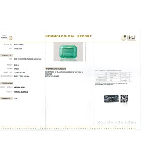 2.79 cts Natural Emerald - Panna (SKU:90123627)