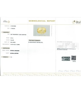 5.1 cts Unheated Natural Yellow Sapphire - Pukhraj (SKU:90135392)