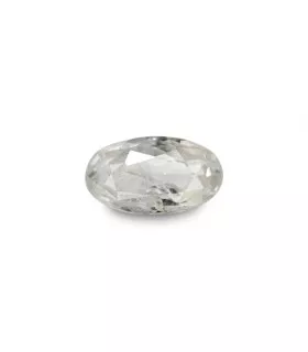 2.47 cts Unheated Natural White Sapphire (White Pukhraj)