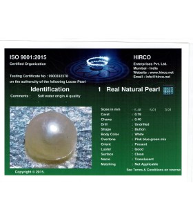4.36 cts Natural Pearl - Moti (SKU:90140037)