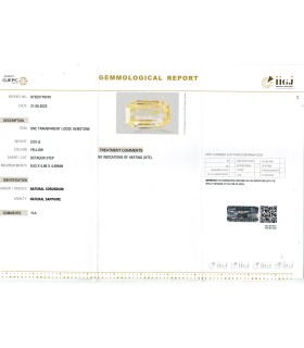 3.03 cts Unheated Natural Yellow Sapphire - Pukhraj (SKU:90133848)