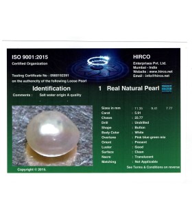 5.91 cts Natural Pearl - Moti (SKU:90140006)