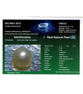 .78 ct Natural Pearl - Moti (SKU:90140655)