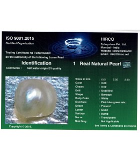 .89 ct Natural Pearl - Moti (SKU:90140891)