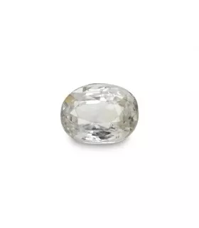 4.16 cts Unheated Natural White Sapphire (White Pukhraj)