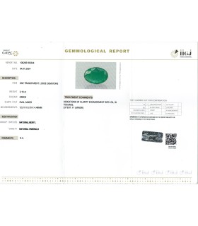 3.16 cts Natural Emerald - Panna (SKU:90142000)