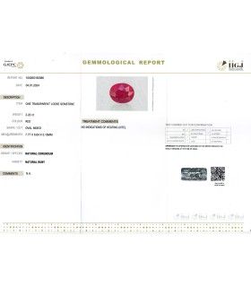 2.22 cts Unheated Natural Ruby - Manak (SKU:90142093)