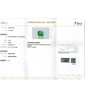 3.36 cts Natural Emerald - Panna (SKU:90153389)