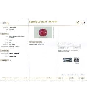 2.84 cts Unheated Natural Ruby - Manak (SKU:90142239)