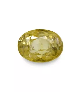 6.13 cts Unheated Natural Yellow Sapphire (Pukhraj)