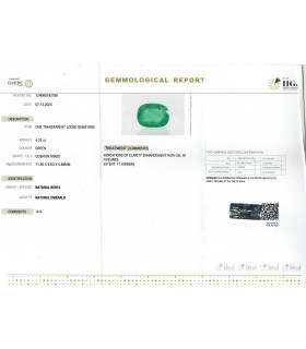 4.23 cts Natural Emerald - Panna (SKU:90151507)