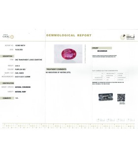 2.02 cts Unheated Natural Ruby - Mozambique - Manak (SKU:90154492)