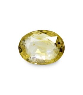 7.65 cts Unheated Natural Yellow Sapphire (Pukhraj)