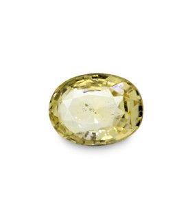 3 cts Unheated Natural Yellow Sapphire (Pukhraj)