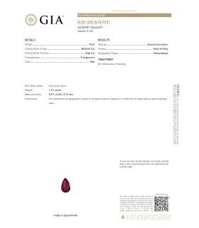 1.57 cts Unheated Natural Ruby - Mozambique - Manak (SKU:90148712)