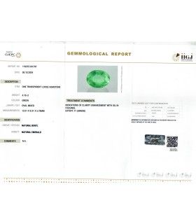 4.16 cts Natural Emerald - Panna (SKU:90148859)