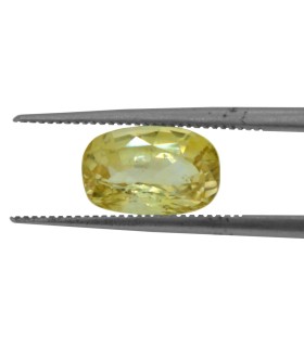 3.28 cts Unheated Natural Yellow Sapphire (Pukhraj)