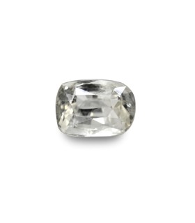 2.62 cts Unheated Natural White Sapphire (White Pukhraj)