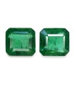 1.7 cts Natural Emerald (Panna) - Earring Pair