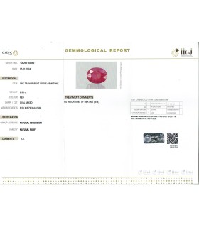 2.36 cts Unheated Natural Ruby - Manak (SKU:90142253)