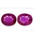 4.31 cts Unheated Natural Ruby (Manak) - Earring Pair