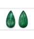 13.06 cts Natural Emerald (Panna) - Earring Pair