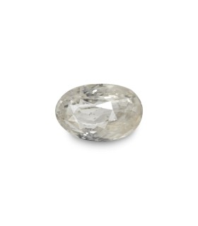 3.52 cts Unheated Natural White Sapphire (White Pukhraj)