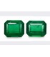 16.56 cts Natural Emerald (Panna) - Earring Pair