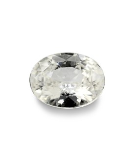 2.68 cts Unheated Natural White Sapphire (White Pukhraj)